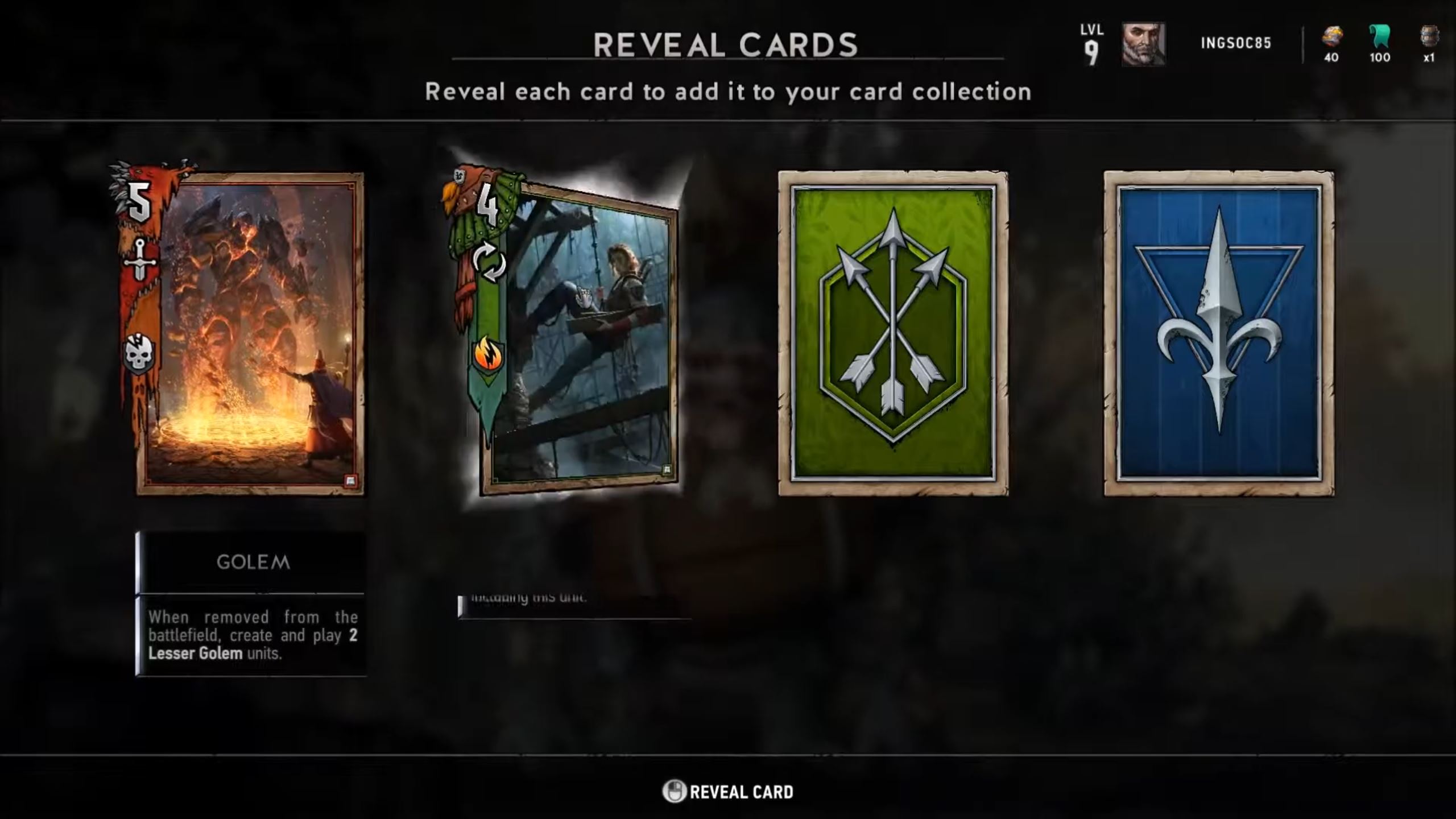 Card pack opening celebration<br>Footage from 2017